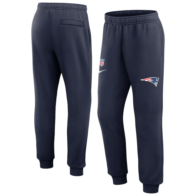 Men's New England Patriots Navy Chop Block Fleece Sweatpants Men's New England Patriots Navy Chop Block Fleece Sweatpants